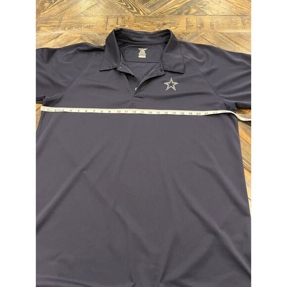 Reebok Dallas Cowboys Blue Polo Men XL NFL Football Tailgate Sunday Game Day - Picture 4 of 14